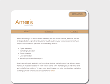 Tablet Screenshot of amarismarketing.com